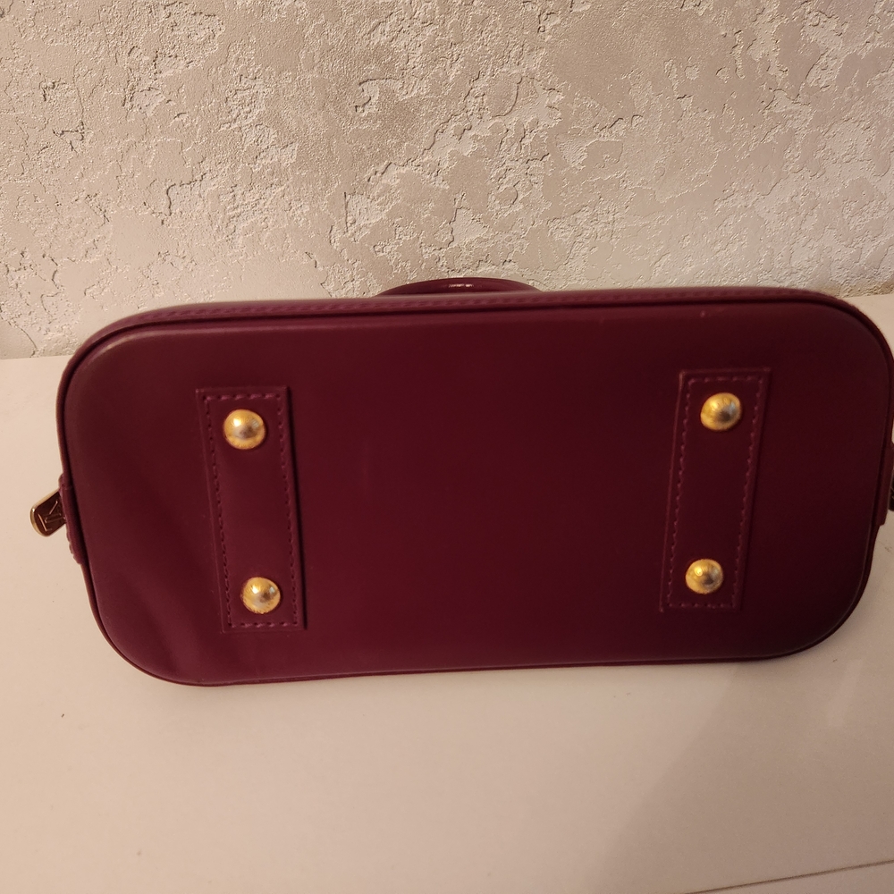 Louis Vuitton Monogram Canvas Bag - Brown and Purple Alma BB - Picture 4 of 12